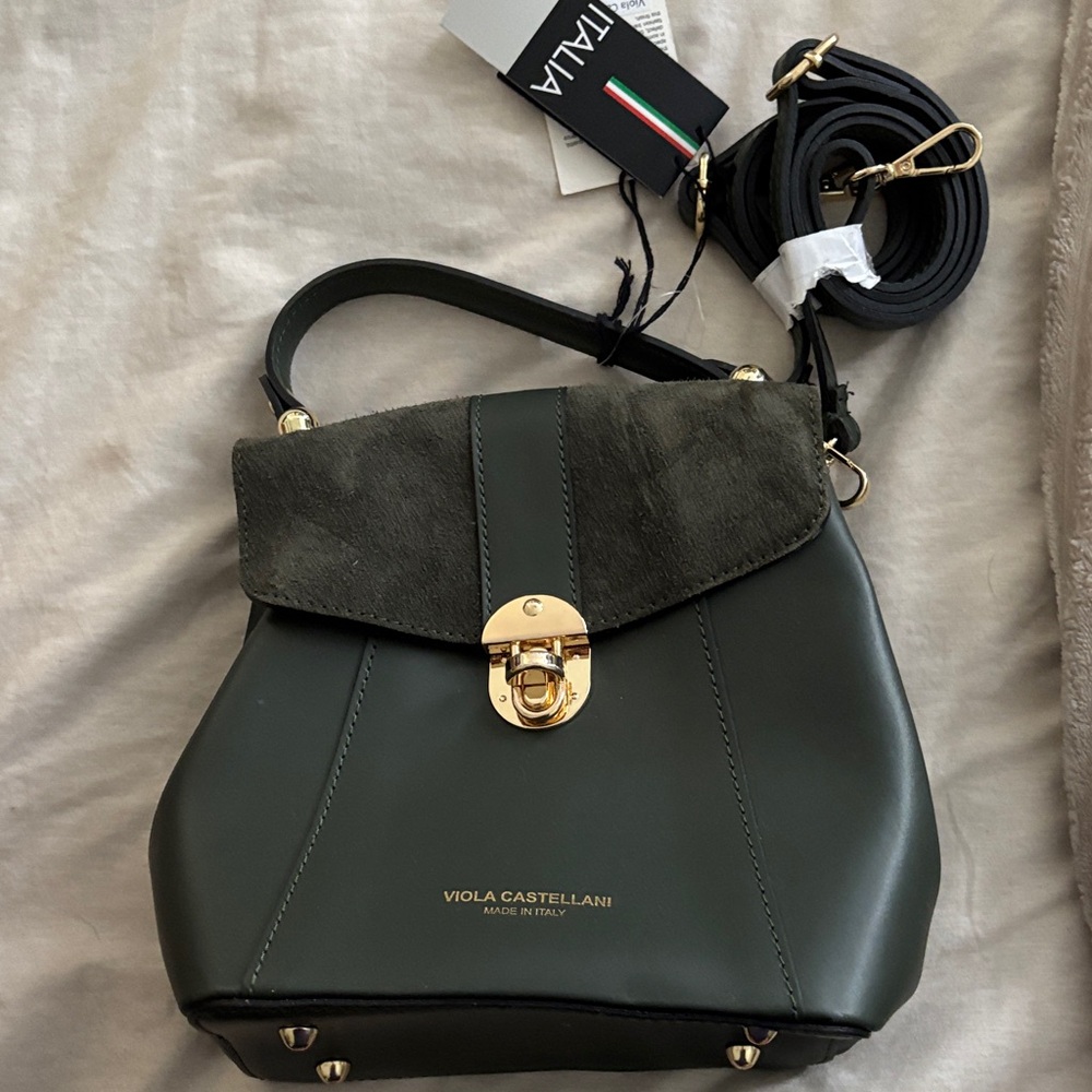 Viola Castellani Olive Satchel Bag
